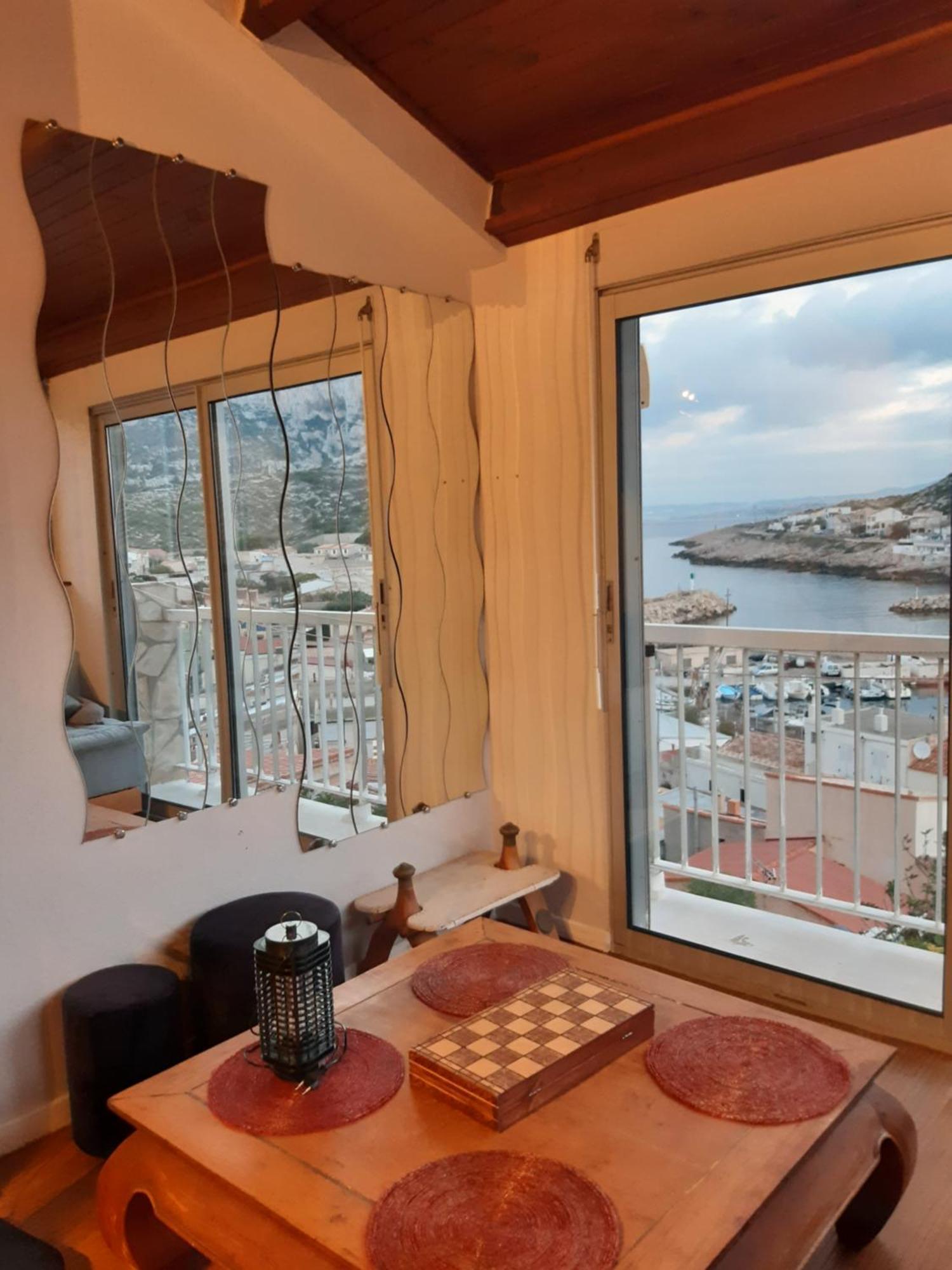Cabanon Vue Mer Et Calanques Les Goudes Marseille Exteriör bild