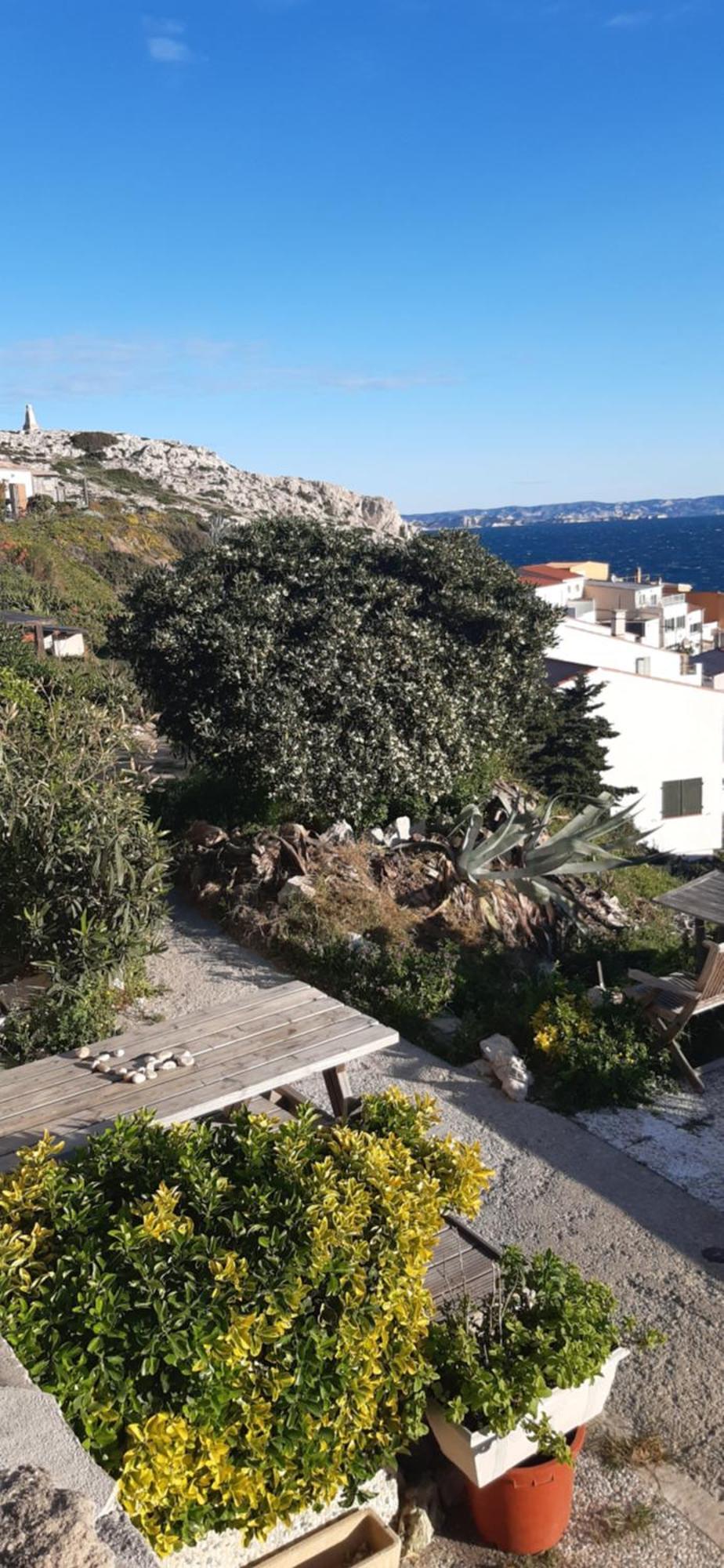 Cabanon Vue Mer Et Calanques Les Goudes Marseille Exteriör bild