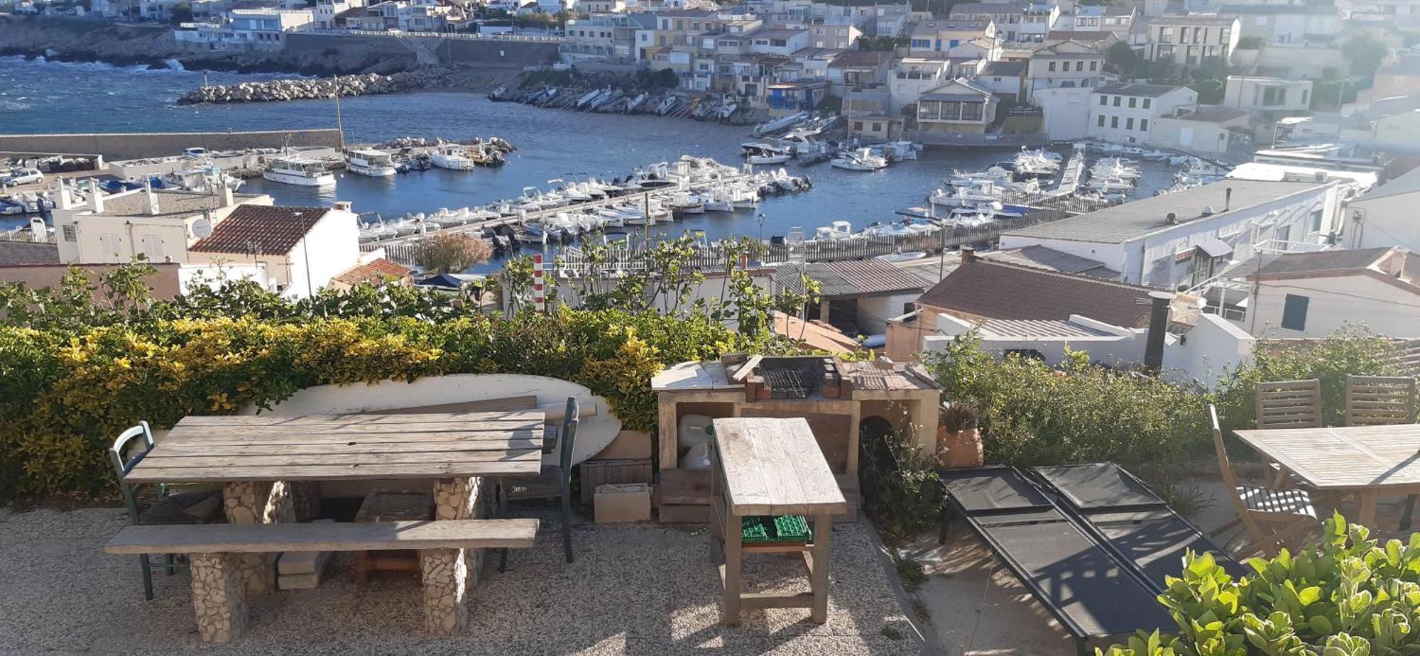Cabanon Vue Mer Et Calanques Les Goudes Marseille Exteriör bild
